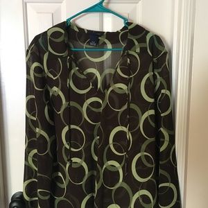 Woman's long sleeved summer top.